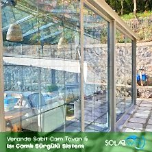 Veranda sabit cam tavan & Isı camlı sürgülü sistem Likya sürme cam - solarwin