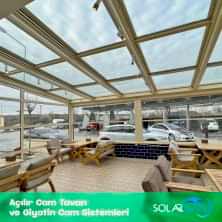 Açılır Cam Tavan ve Giyotin Cam Sistemleri Lezzet-i Şark 4