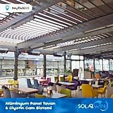 Alüminyum Panel Tavan ve Giyotin Cam Sistem Beylikdüzü 1