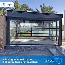 Alüminyum Panel Tavan ve Giyotin Cam ve Fotosel Kapı Libya 4