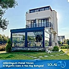 Alüminyum Panel Tavan ve Giyotin Cam ve Yaz Kış Bahçesi 1