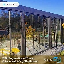 Alüminyum Panel Tavan ve Isı Camlı Sürgülü Sistem Hollanda 2