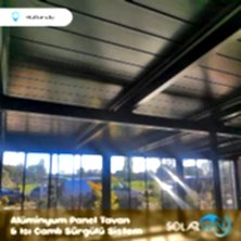 Alüminyum Panel Tavan ve Isı Camlı Sürgülü Sistem Hollanda 4