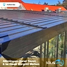 Alüminyum Panel Tavan ve Isı Camlı Sürgülü Sistem Hollanda 6