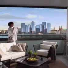 Şeffaf, Ev İçi, Katlanır Cam Balkon Sistemi