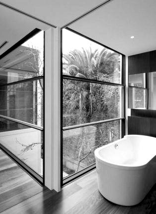 Modern, Yeni Nesil Giyotin Cam, Siyah Çerçeve