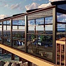 Deniz Kenarı, Cafe & Restorant, Giyotin Cam Sistemi