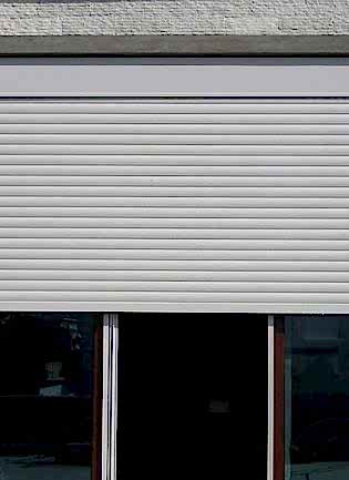 Mağaza Girişi İçin Otomatik, Kepenk, Beyaz