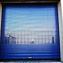 Garaj İçin Delikli, Otomatik Kepenk, Mavi