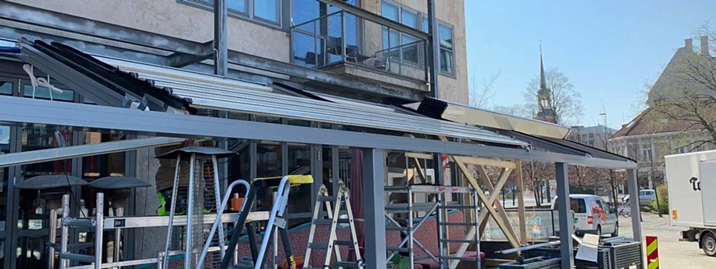 Our ongoing Aluminum drop ceiling panel, roof system engineering works in Trondheim, Norway.