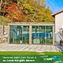 Veranda Sabit Cam Tavan ve Isı Camlı Sürgülü Sistem 1