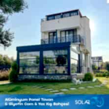 Alüminyum Panel Tavan ve Giyotin Cam ve Yaz Kış Bahçesi 1