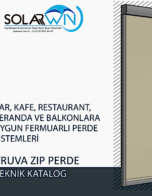 Truva Zip Perde Teknik Katalog - Solarwin